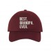 BEST GRANDPA EVER Dad Hat Embroidered Best Grandfather Ever Hats  Many Colors  eb-74354948